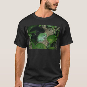 Camiseta La rana arbórea del blanco, rana regordeta