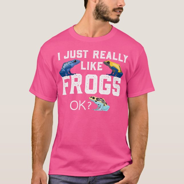Camiseta La Rana Dart venenosa me gustan las ranas (Anverso)