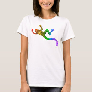 Camiseta La rana de colores arcoíris de SlipperyJoe renderi