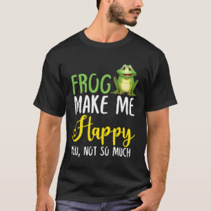 Camiseta La rana me hace feliz, no tanto