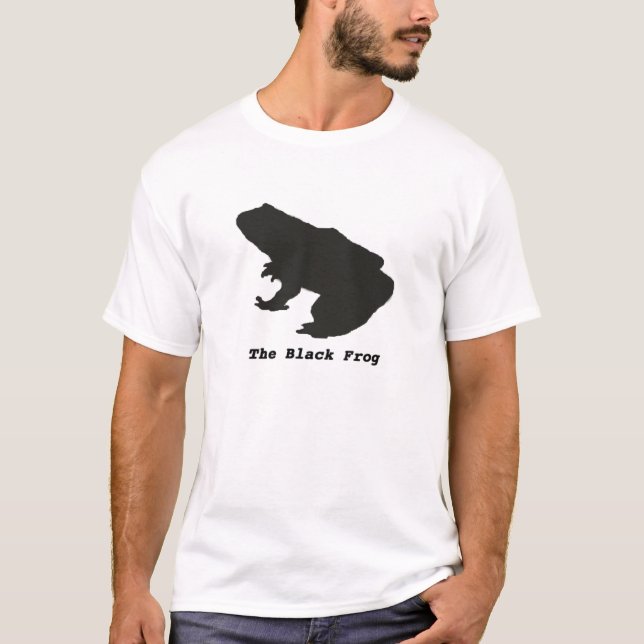Camiseta La rana negra (Anverso)
