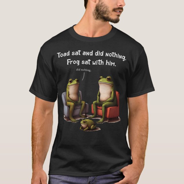 Camiseta La Rana Se Sentó Con Él (Anverso)