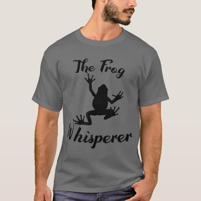 Camiseta La rana Whisperer divertida de los animales de la  (Anverso)