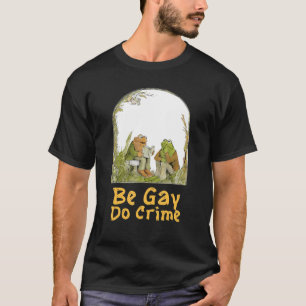 Camiseta La rana y el sapo son gays, sé gay, haz crimen div