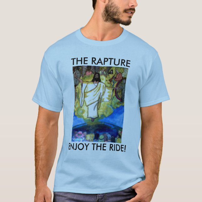 Camiseta LA RAPTURA, DISFRUTE DEL Tee DE LA CARRETERA (Anverso)