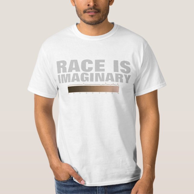 Camiseta La raza es imaginaria (Anverso)
