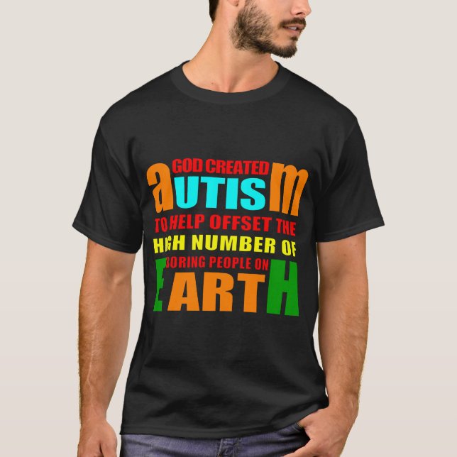 Camiseta La razón del autismo (Anverso)