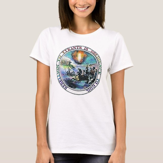 Camiseta La rebelión a los tiranos es obediencia a dios (Anverso)