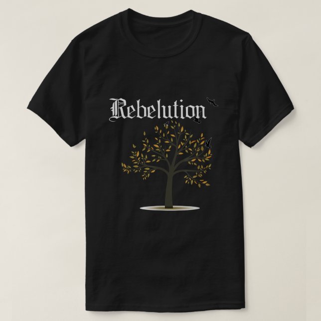 Camiseta La rebelión cae en su lugar (Diseño del anverso)