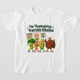 Camiseta La Rebelión de Verduras de Acción de Gracias