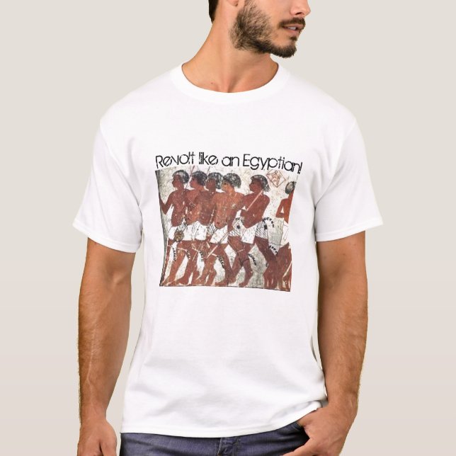 Camiseta ¡La rebelión tiene gusto de un egipcio! (Anverso)