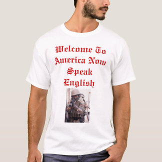 Camiseta La recepción a América ahora habla inglés
