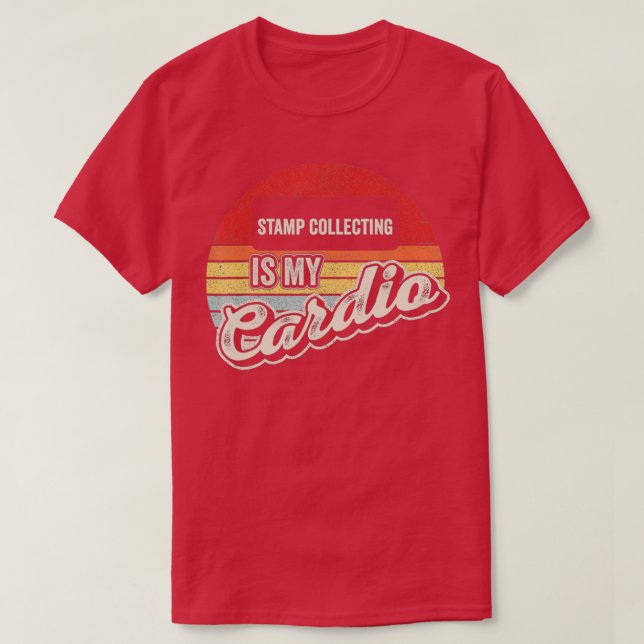 Camiseta La Recogida De Sellos Es Mi Estampado Retro Cardio (Diseño del anverso)