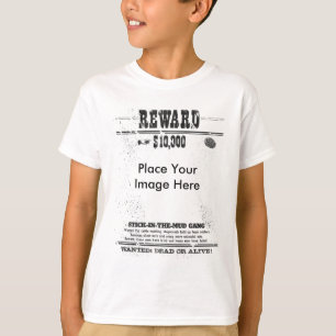 Camiseta La recompensa $10,000 quiso a los niños muertos o