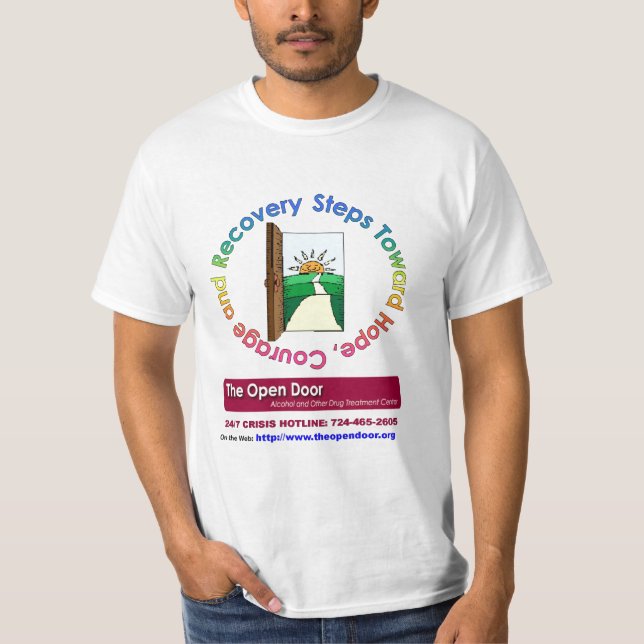 Camiseta La recuperación de la puerta abierta (Anverso)