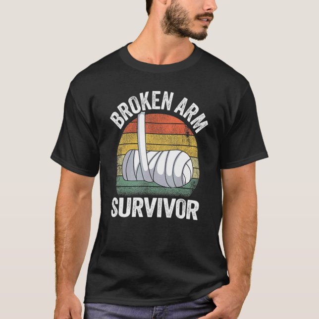 Camiseta La recuperación de los sobrevivientes del brazo ro (Anverso)