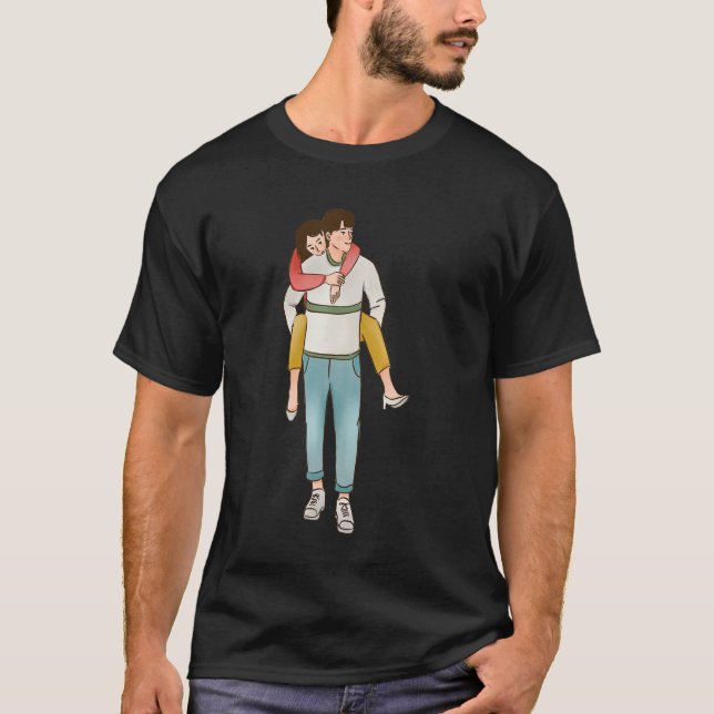Camiseta La recuperé y amo a mi esposa Feliz Matrimonio Fai (Anverso)