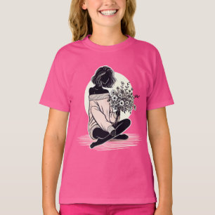 Camiseta La reflexión silenciosa de una mujer