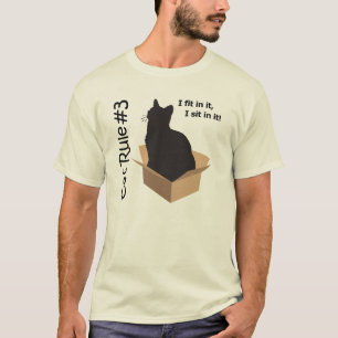 Camiseta La regla del gato # 3 ajustes de I en ella I