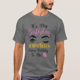Camiseta La Reina De Gemini Es Mi Cumpleaños Zodiaco Para L