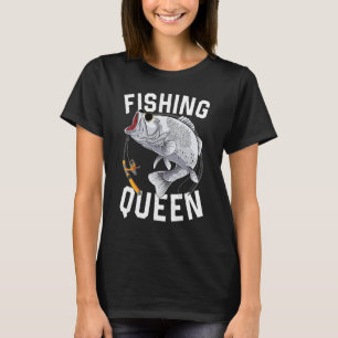 Camiseta La reina de la pesca Largemouth Bass Fishing Mothe