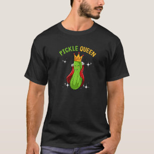 Camiseta La reina de las pollitas Funny Vegan Cucumber Vege