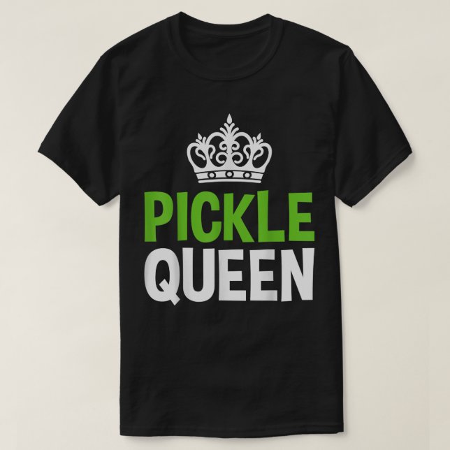 Camiseta La reina de las pollitas vegan divertida verdura (Diseño del anverso)