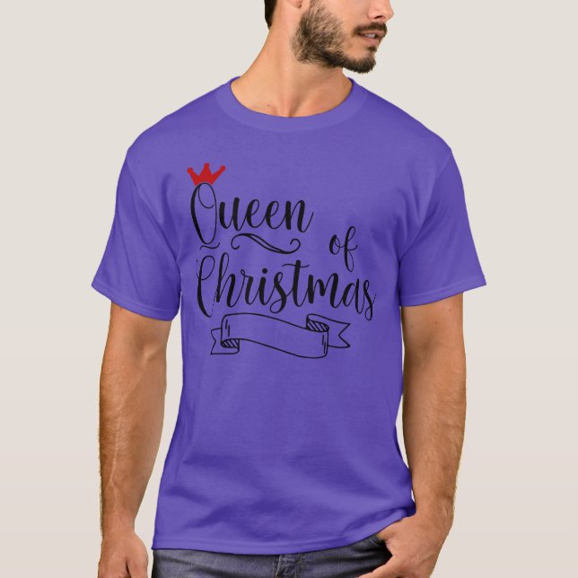 Camiseta La Reina de los Navidades es graciosa (Anverso)