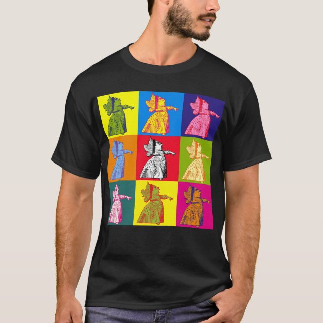Camiseta La reina del arte pop de los corazones (Anverso)