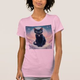 Camiseta La Reina Del Cielo Del Gato Negro