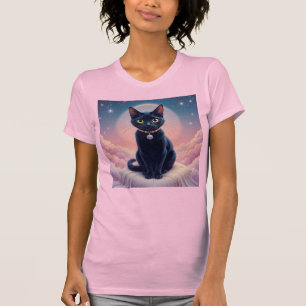 Camiseta La Reina Del Cielo Del Gato Negro