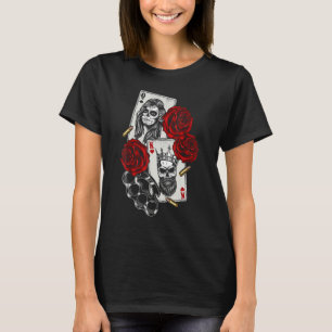 Camiseta La reina del cráneo mágico le pica al Rosa de los 