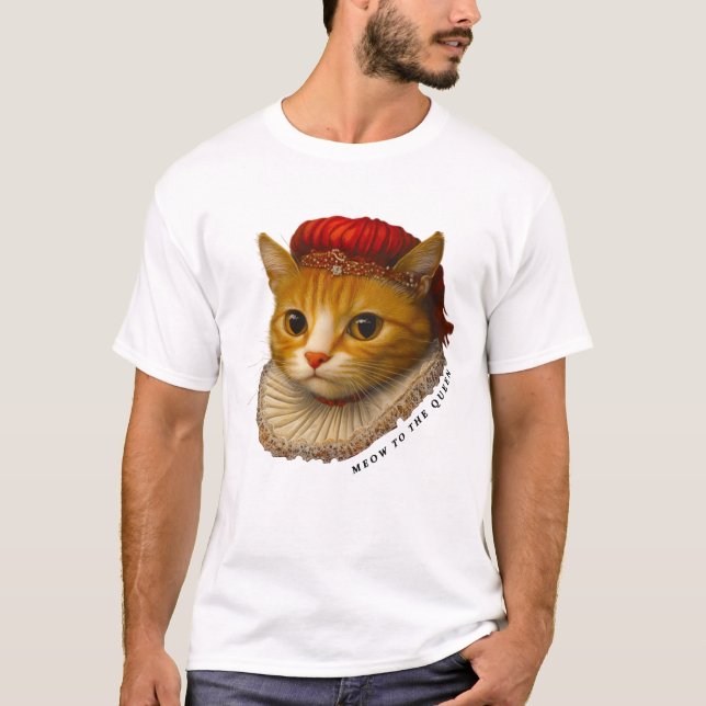 Camiseta La reina del gato (Anverso)