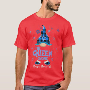 Camiseta La Reina Gnome Feliz Hanukkah Gnomes Judíos Lover