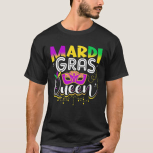 Camiseta La reina Mardi Gras es divertida