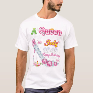 Camiseta La reina nació en julio de 1949