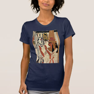 Camiseta La reina Nefertari en postura del rezo de Maler
