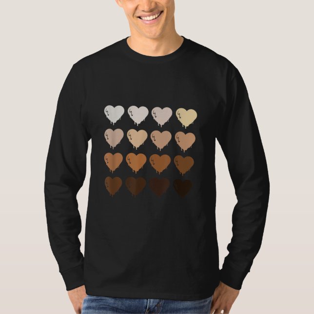 Camiseta La reina negra africana Melanin Shades ama a los a (Anverso)