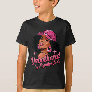 Camiseta La Reina Negra Afroamericana Motivacional Sin Mole