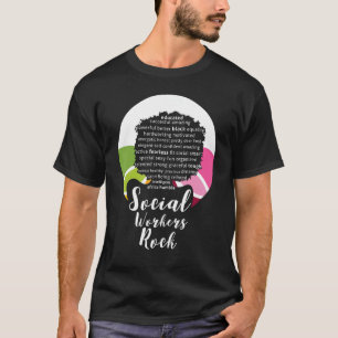 Camiseta La Reina Negra de los trabajadores sociales rock M