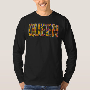 Camiseta La Reina Negra Diseños Estadounidenses Africanos P