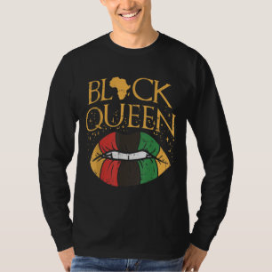 Camiseta La reina negra Melanin levanta la historia del org