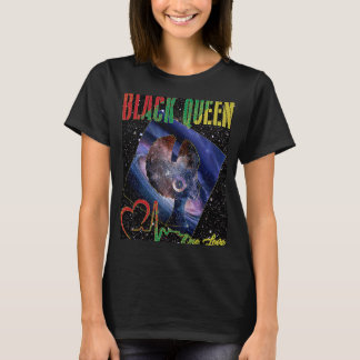 Camiseta La Reina Negra Negra Eracista Hist Africano-Estado