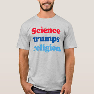 CAMISETA LA RELIGIÓN DE LA CIENCIA TRUMP