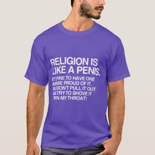 CAMISETA LA RELIGIÓN ES COMO
