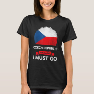 Camiseta La República Checa llama a que debo ir con la band