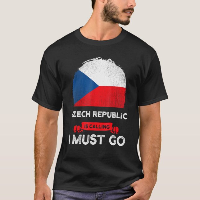 Camiseta La República Checa llama a que debo ir con la band (Anverso)