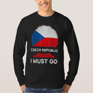 Camiseta La República Checa llama a que debo ir con la band