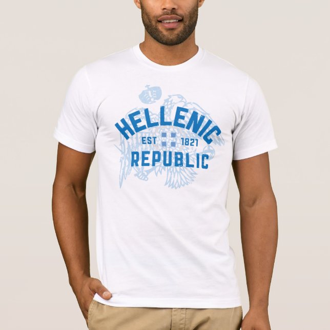 Camiseta La República Helénica 1821 (Anverso)