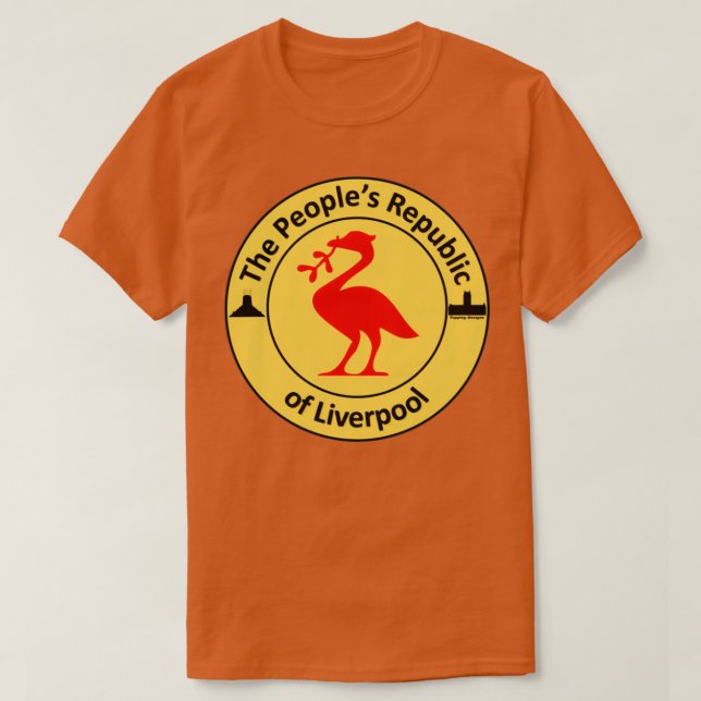 Camiseta La República Popular de Liverpool RED (Diseño del anverso)